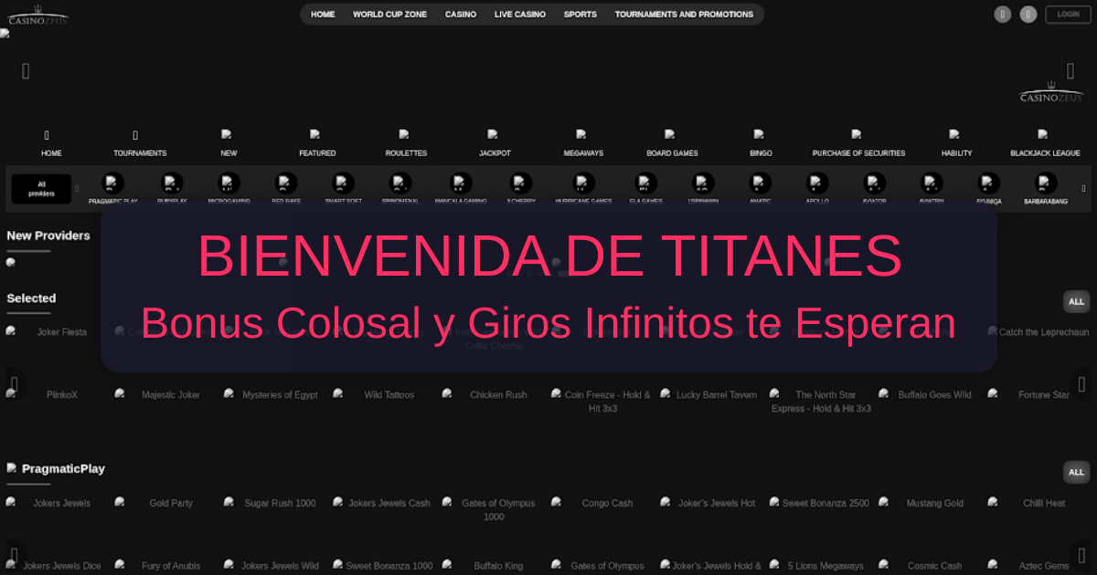 Zeus Casino: Impresionantes Bonos para Argentina